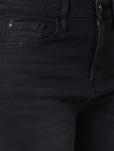 Spykar High Rise  Skinny Fit Black Jeans For Women