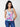 Spykar Scoop Neck Sleeveless Blue T-shirt  For Women
