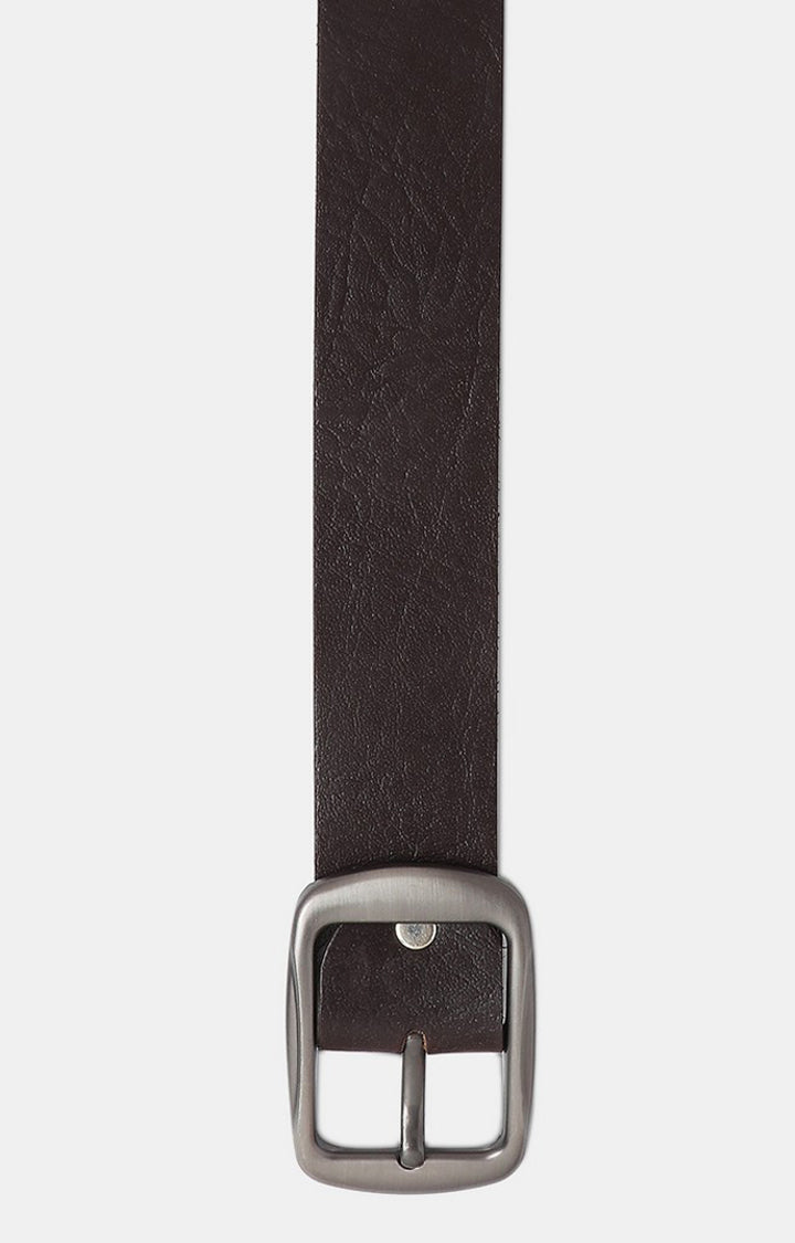 Spykar Men Leather Brown Belt