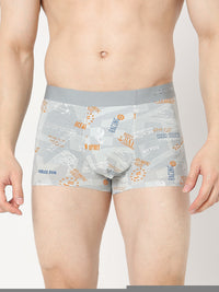 Underjeans by Spykar Men Super Premium Bonded Elastic Light Grey Trunk