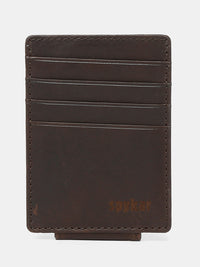 Spykar Men Brown Leather Money Clips