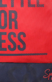 Spykar Red Printed Backpack