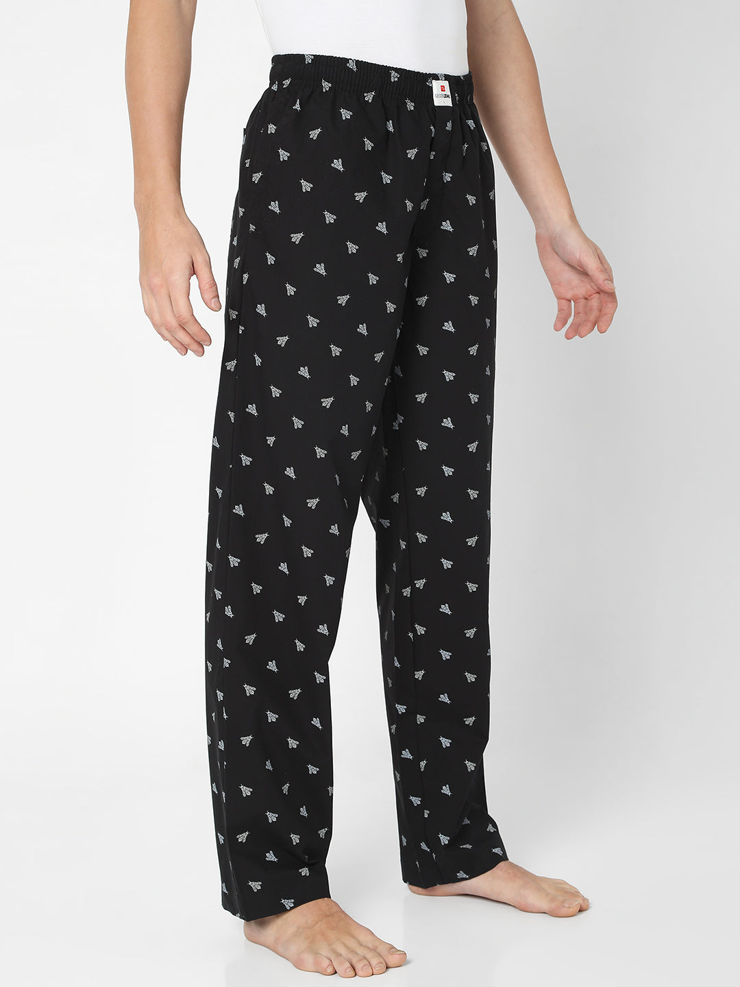 Printed Woven Pajama Pants