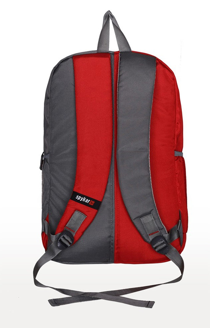 Spykar Red Printed Backpack