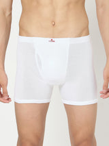 Underjeans By Spykar Men Premium Cotton Blend White Trunk - (Pack Of 2)