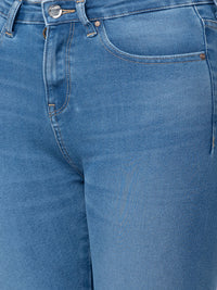 Spykar Women Light Blue Cotton Super Skinny Ankle Length Jeans (Alexa)
