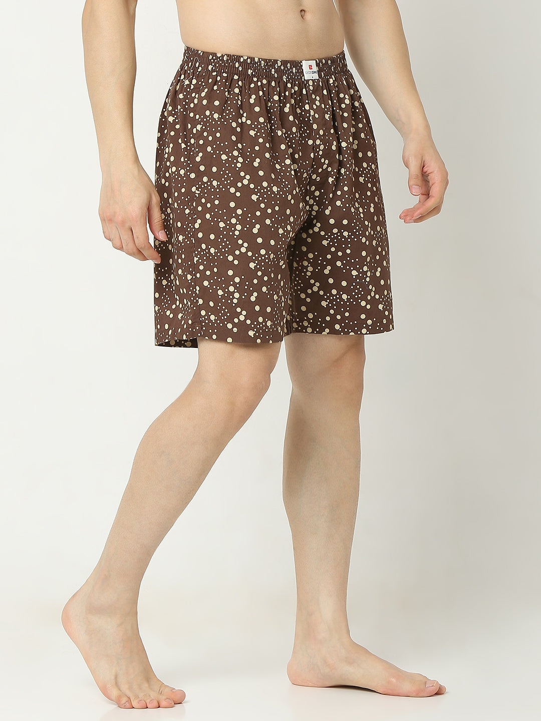 Men Premium Cotton Boxer Shorts- Underjeans By Spykar