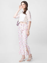 Spykar Women White Cotton Plain Crop Top