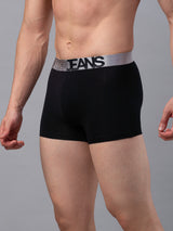 Underjeans By Spykar Men Premium Black Cotton Blend Trunk