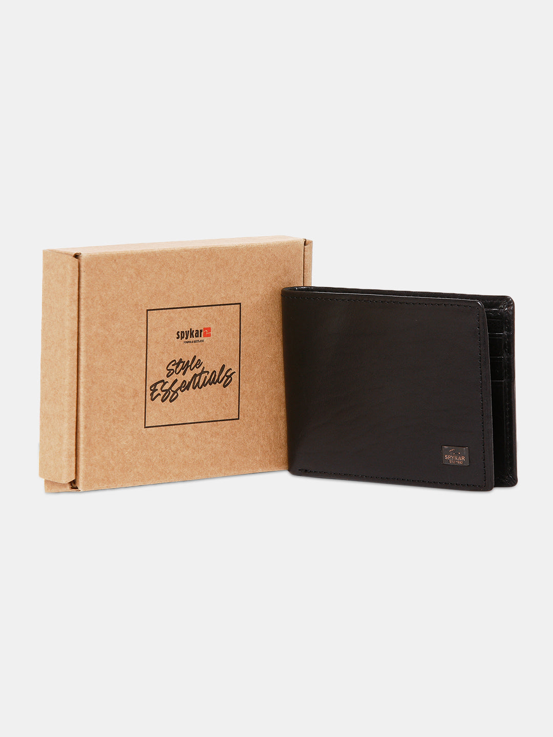 Spykar Men Black Leather Wallet