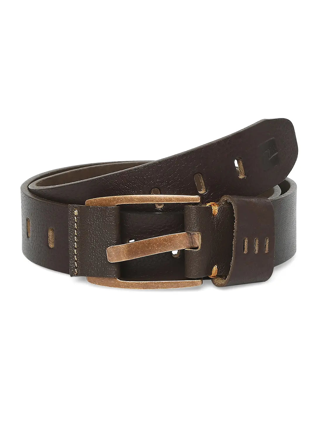 Spykar Men Brown Leather Belt