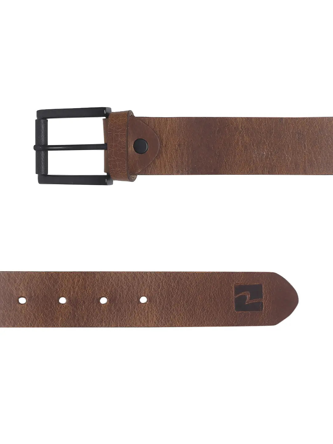 Spykar Men Tan Leather Belt