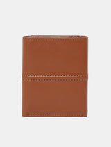 Spykar Men Brown Leather Wallet