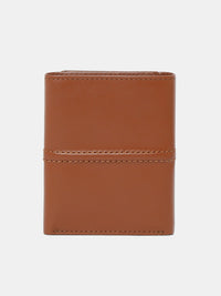 Spykar Men Brown Leather Wallet