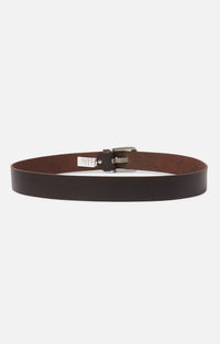 Spykar Black Genuine Leather Belt