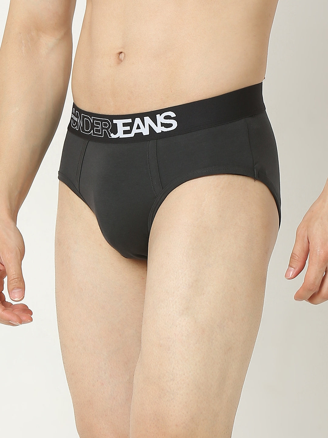 Underjeans By Spykar Men Premium Olive Brief Pack Of 2
