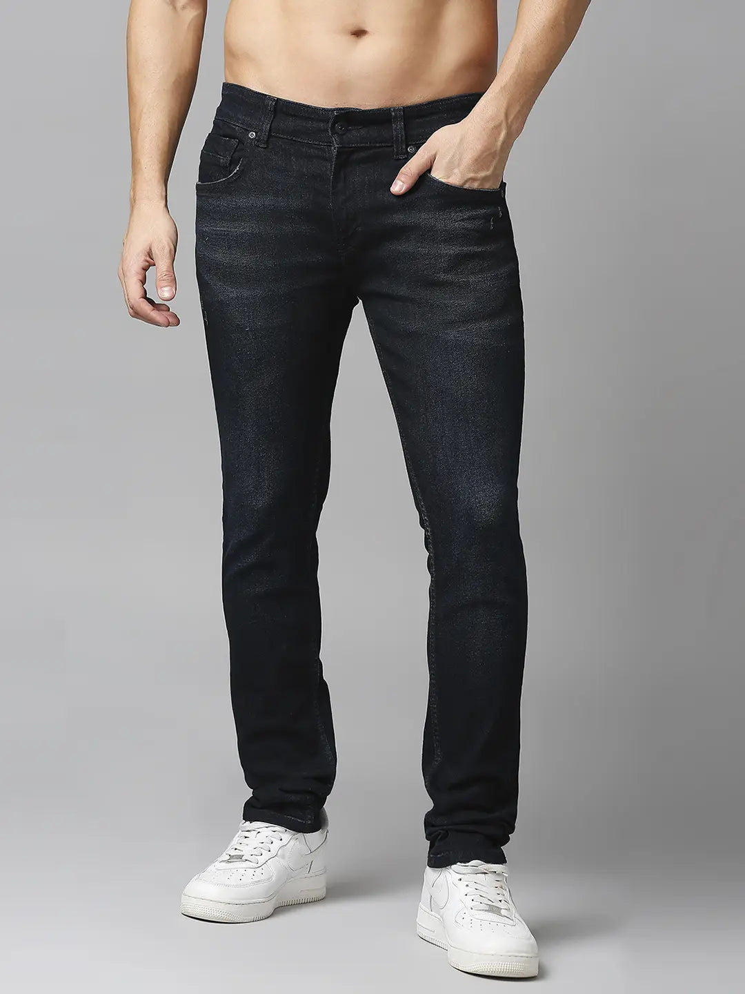 Buy online Mens Slim Fit Plain Jeans from Clothing for Men by Indegenx for  ₹649 at 66% off | 2024 Limeroad.com