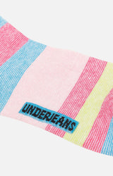 Men Premium Pink Ankle Length (Non Terry) Single Pair Of Socks- Underjeans By Spykar