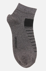 Men Premium Anthra Ankle Length (Non Terry) Single Pair Of Socks- Underjeans By Spykar