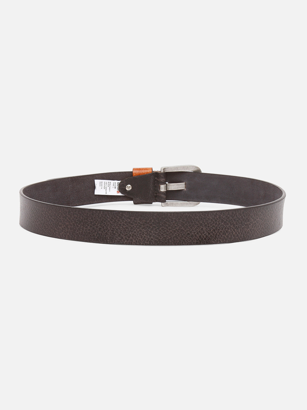 Spykar Men Black Leather Belt