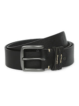 Spykar Men Black Leather Belt