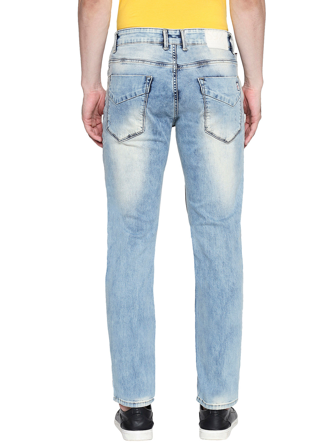 Spykar Men Blue Cotton Slim Fit Jeans (Slim)