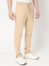 Underjeans by Spykar Men Premium Knitted Beige Pyjama