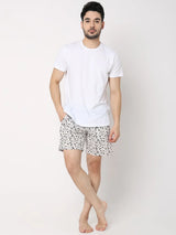 Underjeans By Spykar Men Premium White Cotton Blend Regular Fit Boxer Shorts