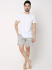 Underjeans By Spykar Men Premium White Cotton Blend Regular Fit Boxer Shorts