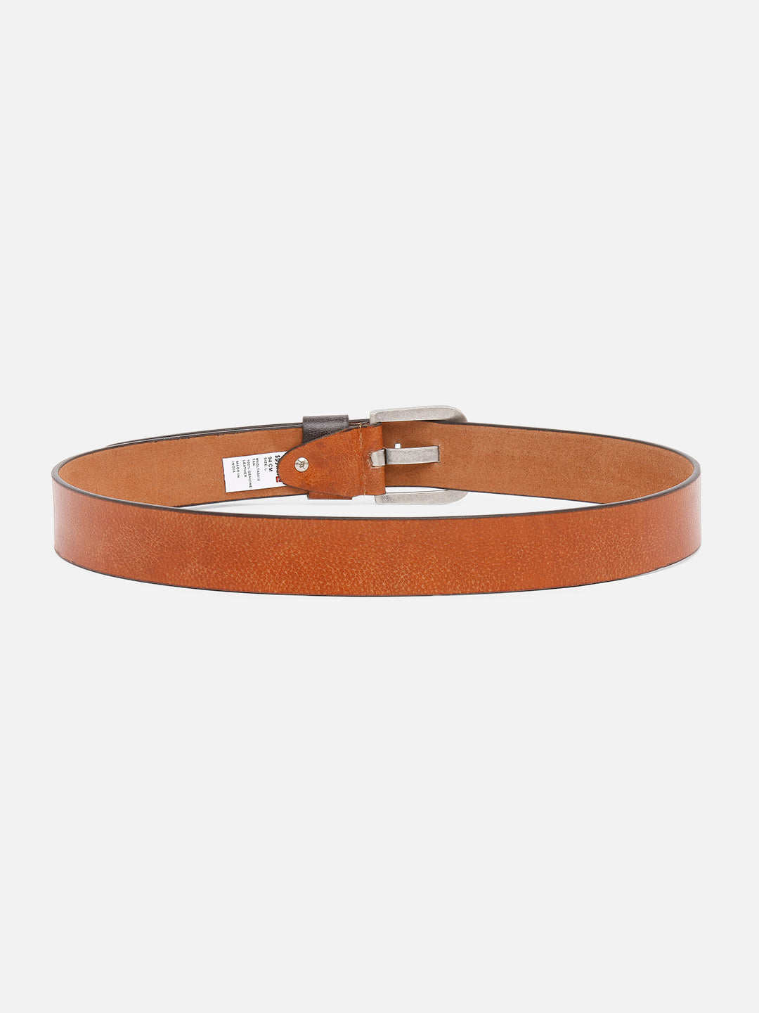 Spykar Men Tan Leather Belt