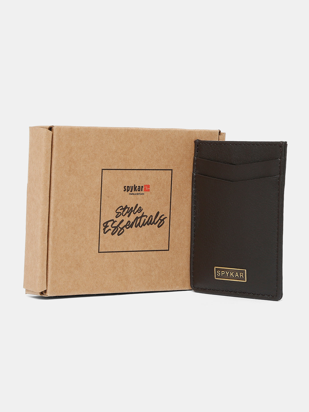 Spykar Men Brown Leather Money Clips