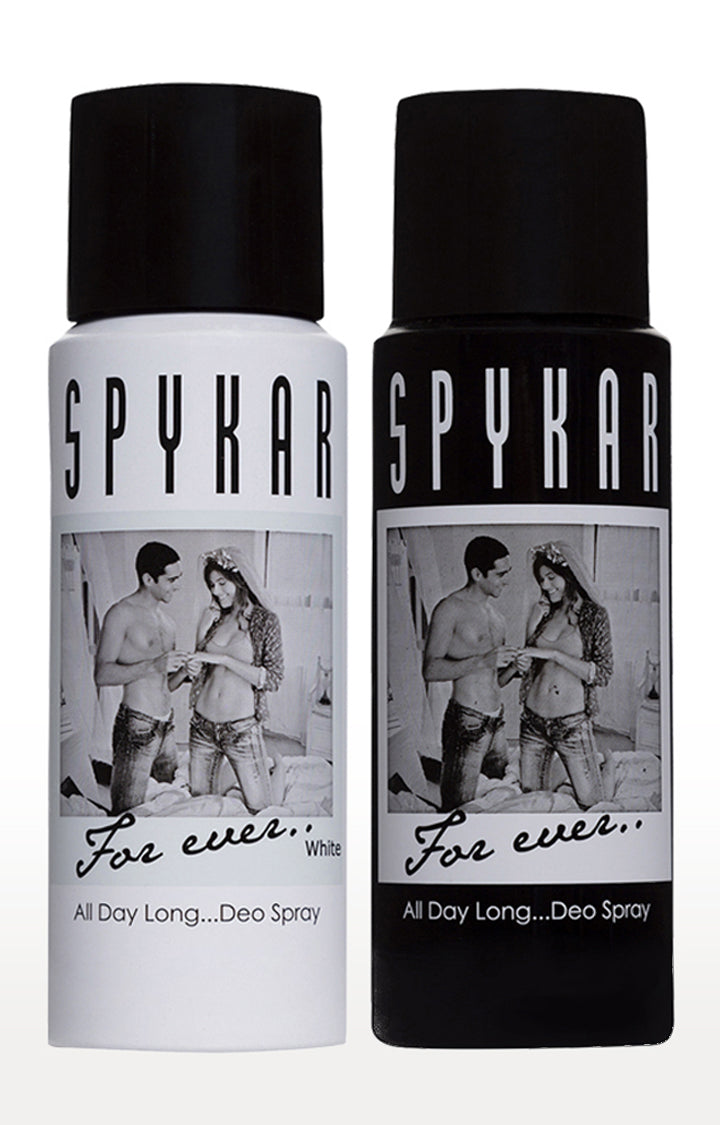 Spykar For Black & White No Gas Spray Deodorant - Pack Of 2