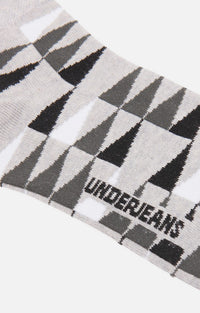 Men Premium Grey Ankle Length (Non Terry) Single Pair Of Socks- Underjeans By Spykar