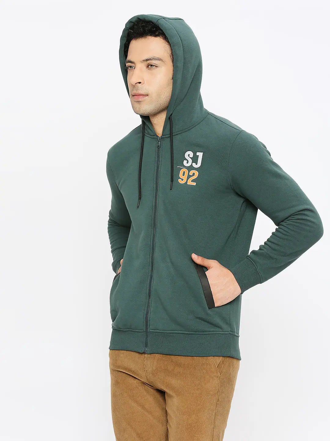 Spykar sweatshirt 2025 with zipper