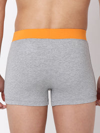 Men Premium Cotton Blend Grey Trunk- Underjeans By Spykar