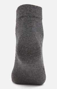 Men Premium Anthra Ankle Length (Non Terry) Single Pair Of Socks- Underjeans By Spykar