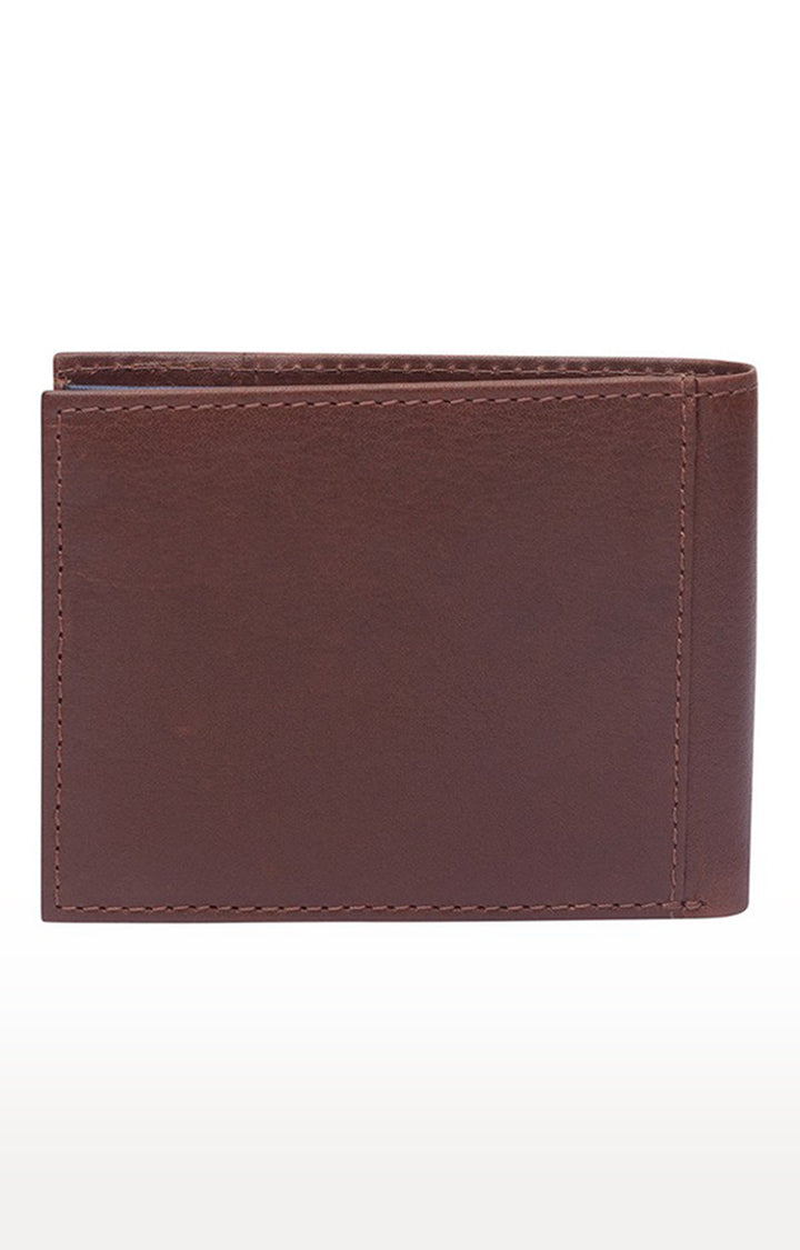 Spykar Men Tan Genuine Leather Wallet