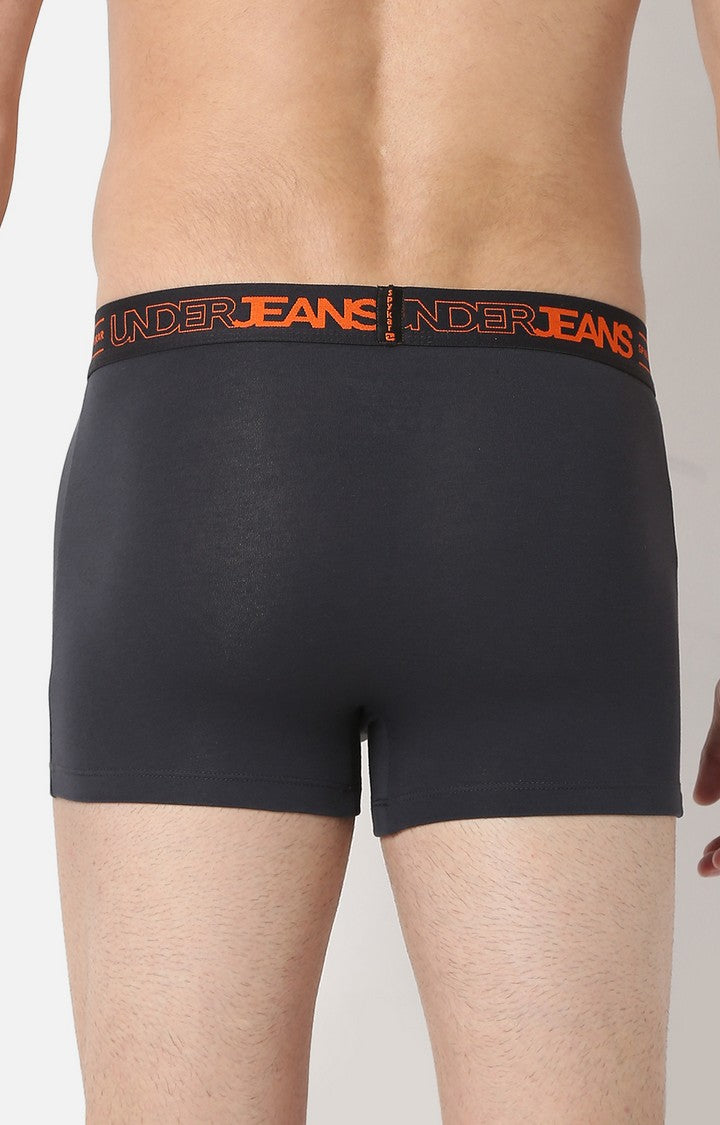 Underjeans By Spykar Men Premium Grey Cotton Trunk