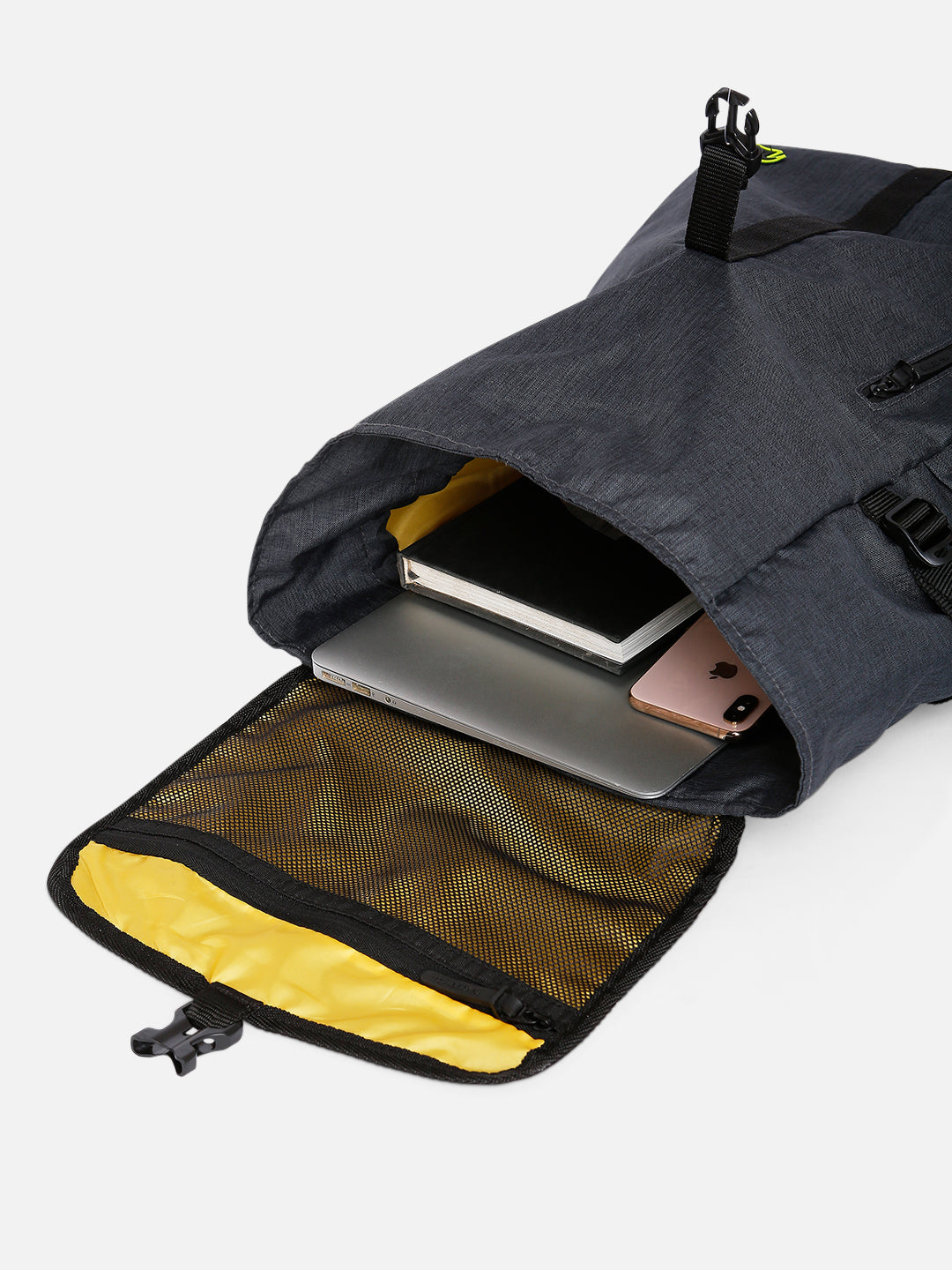 Spykar Dark Grey Casual Traveler Backpack