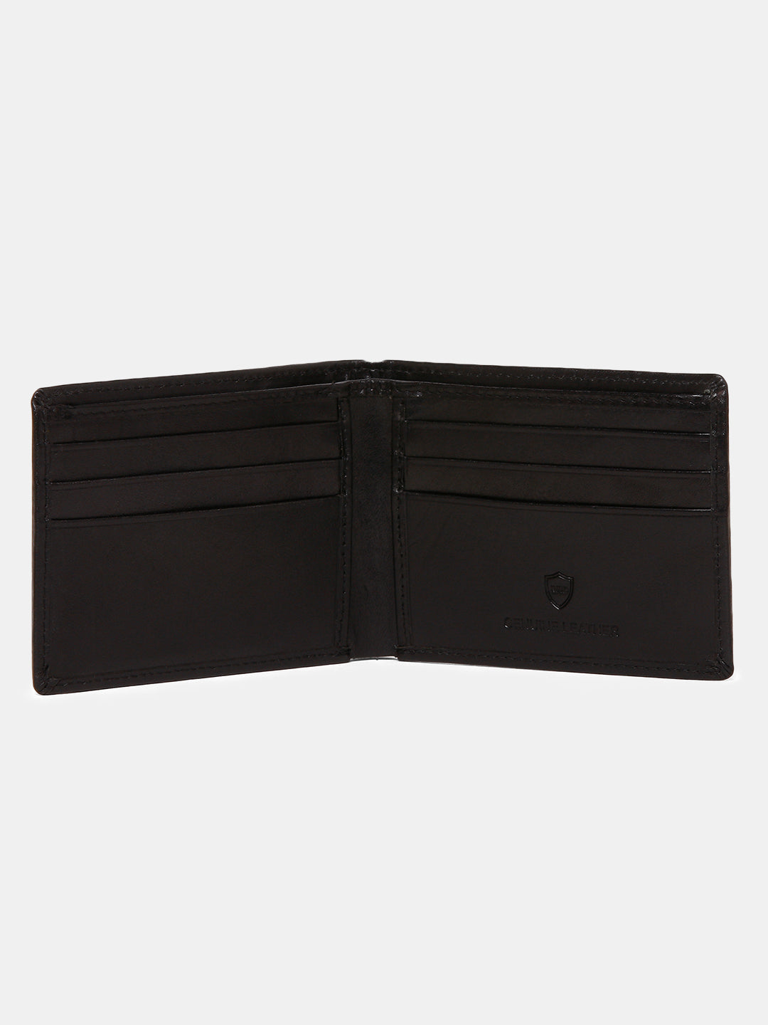 Spykar Men Black Leather Wallet