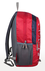 Spykar Red Printed Backpack