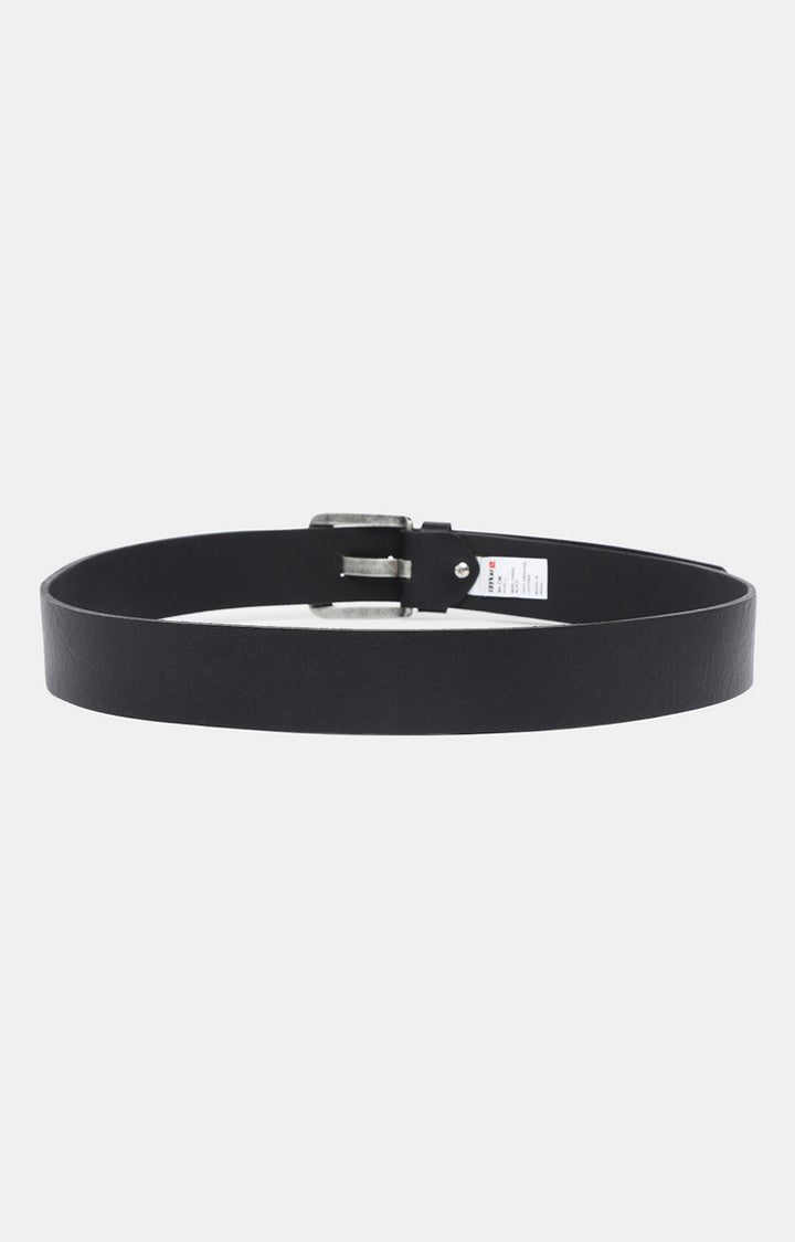 Spykar Men Leather Black Belt