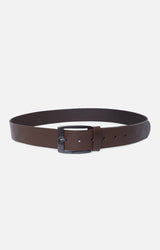 Spykar Brown Belt (L) & Olive Deodorant Combo