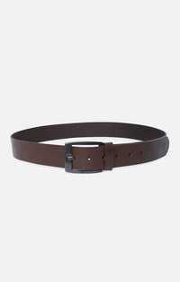 Spykar Brown Belt (L) & Olive Deodorant Combo