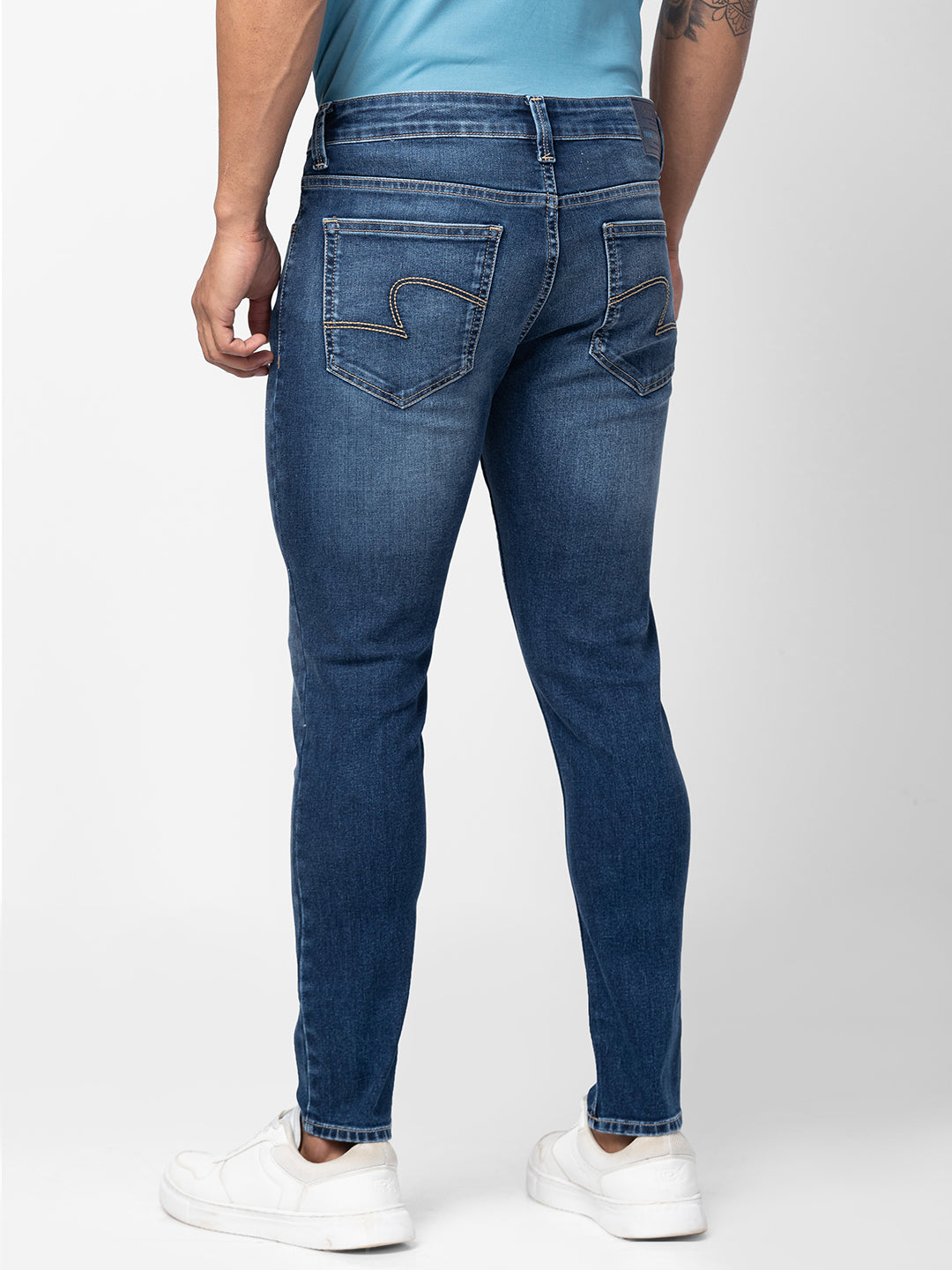 Blue Solid Jeggings at Rs 1799, Ladies Cotton Jeggings in Mumbai