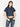 Spykar Women Dark Blue Lycra Regular Fit Denim Tshirt