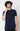 Men Premium Inkblue Cotton Regular Fit Polo T-Shirt - Underjeans By Spykar