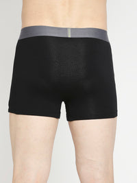 Men Premium Black & Maroon Cotton Blend Trunk - Pack Of 2- Underjeans By Spykar