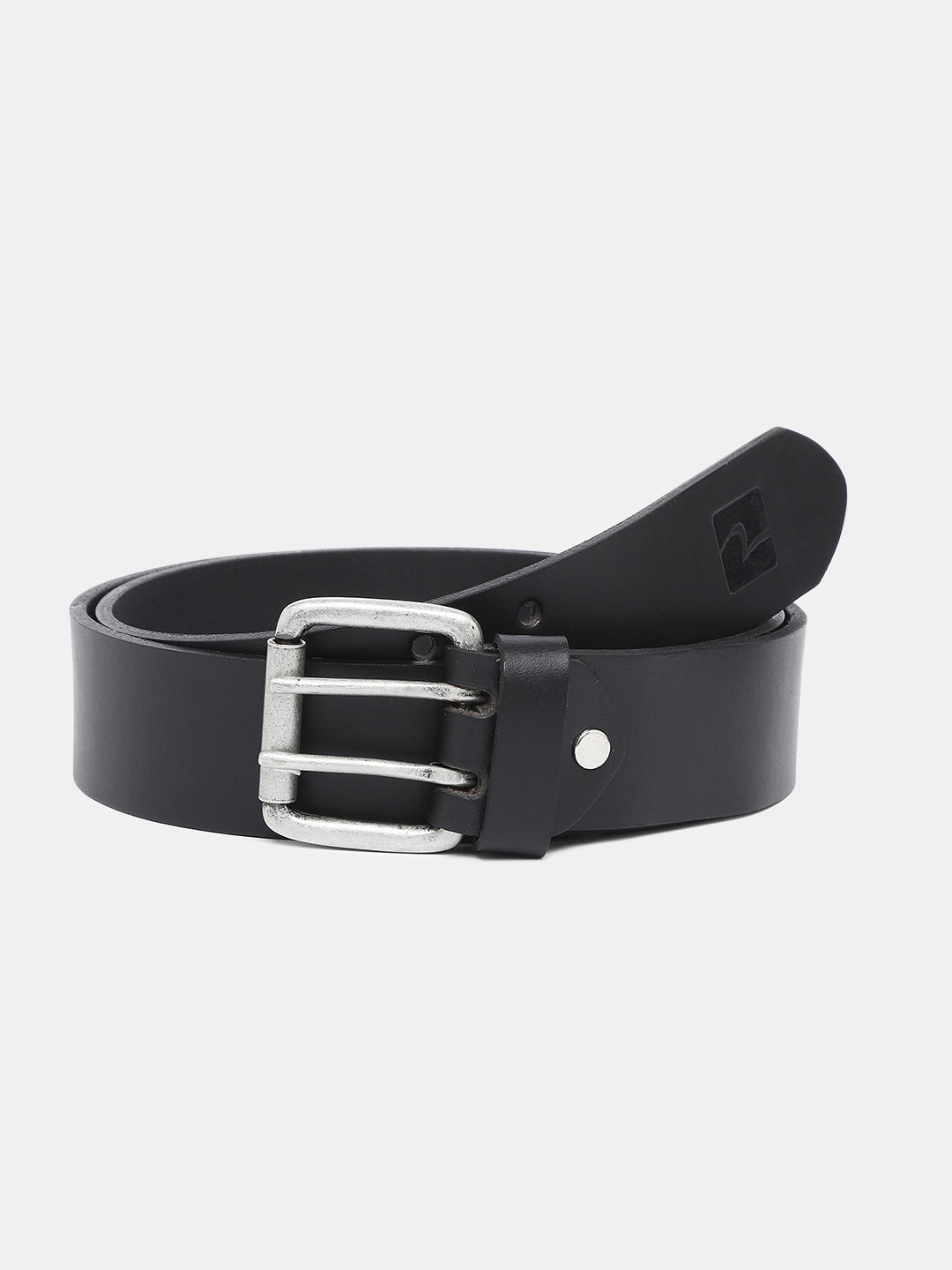 Spykar Men Black Leather Belt