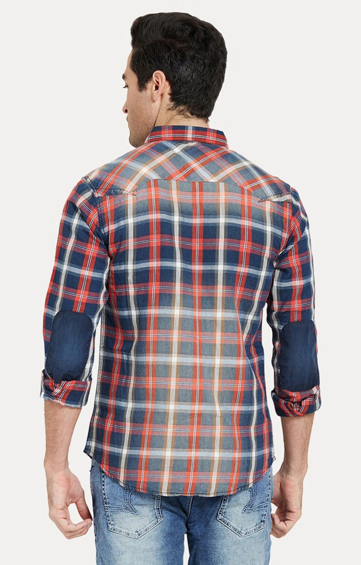 Spykar Men'S Multi Cotton Checked Casual Shirts